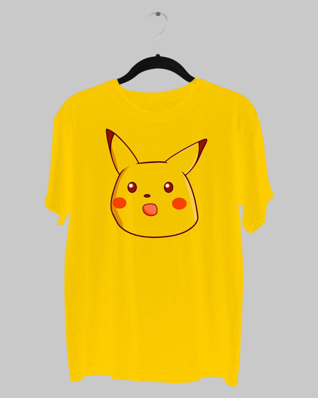 Remera de meme de Pikachu Sorprendido