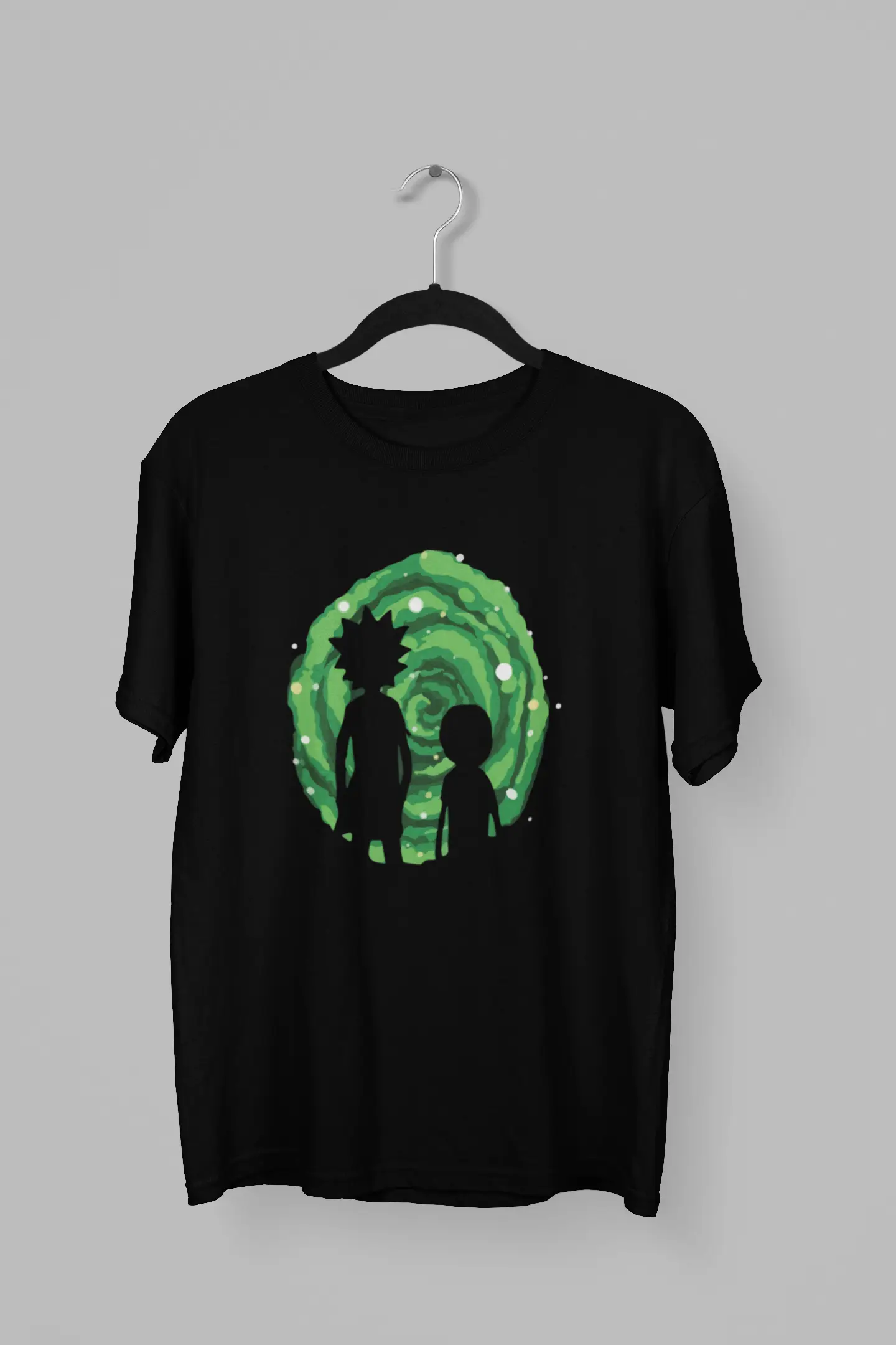Remera de Rick y Morty siluetas