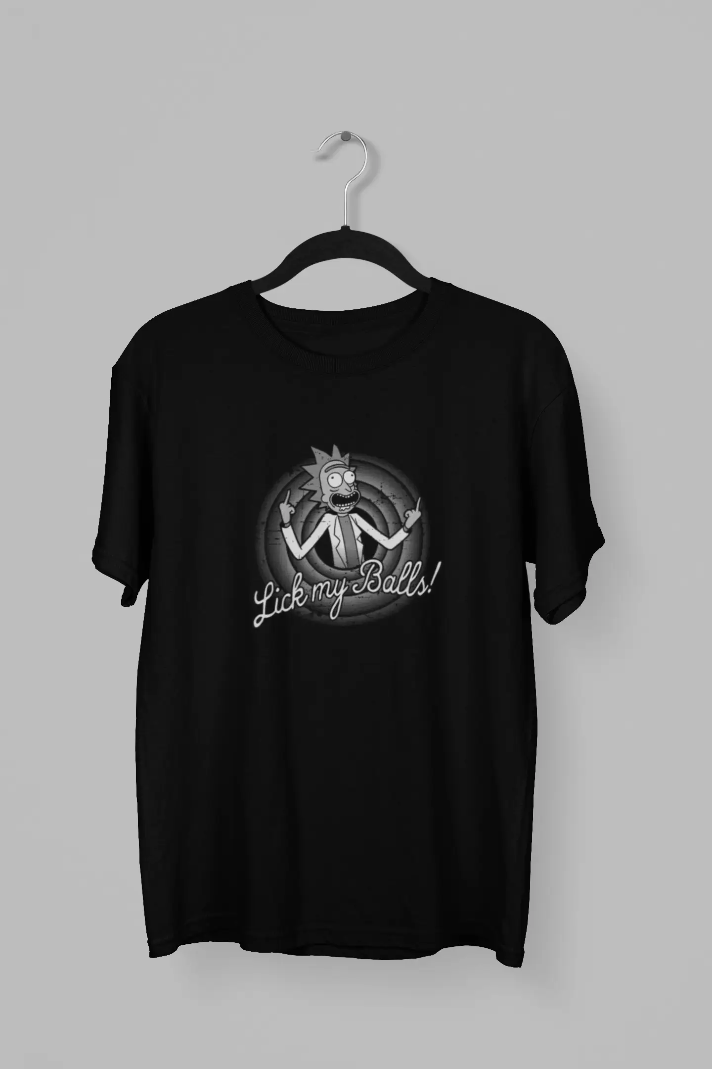Remera de Rick con el fondo de Looney Toons