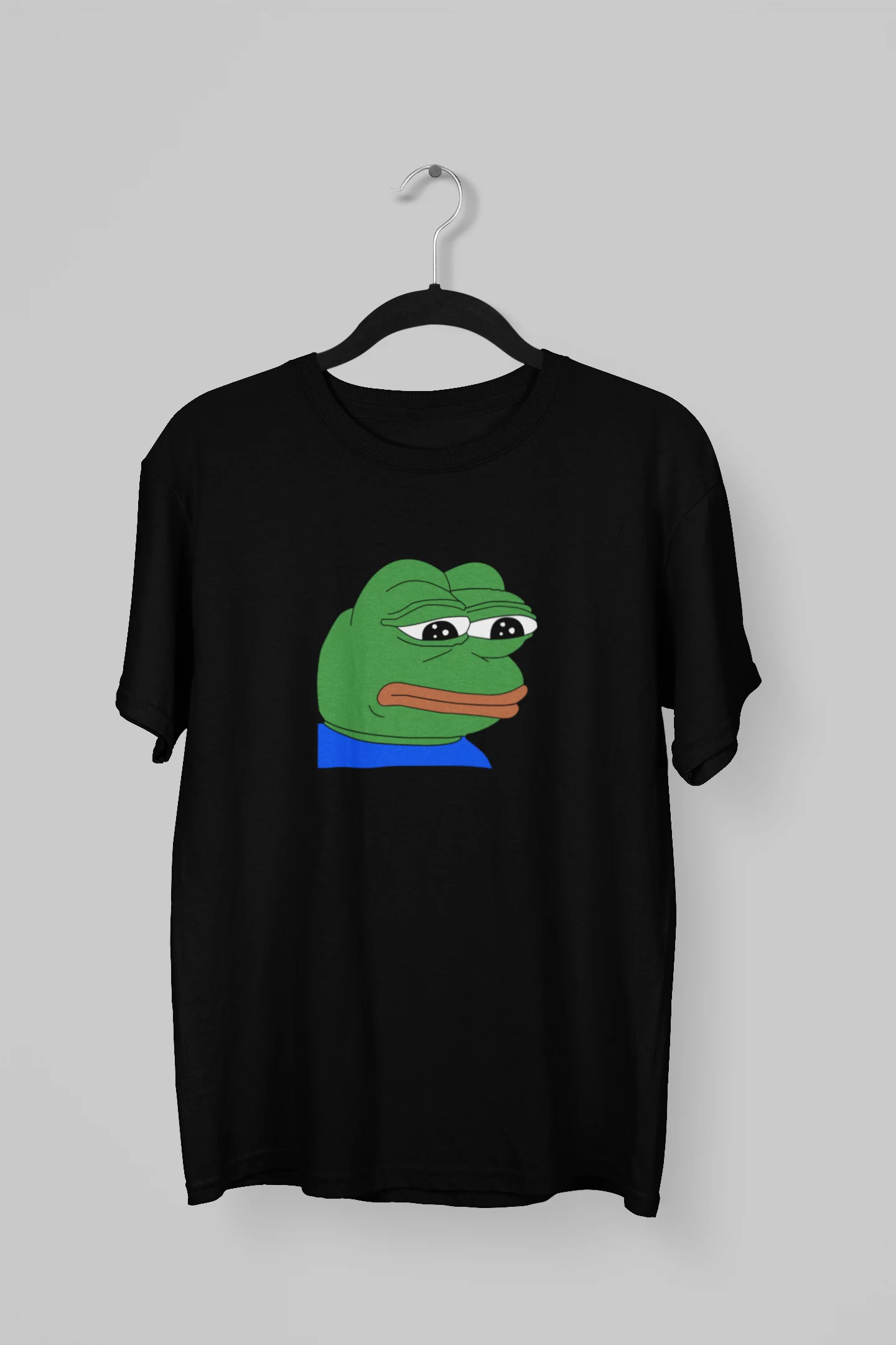 Remera de meme de Sapo triste