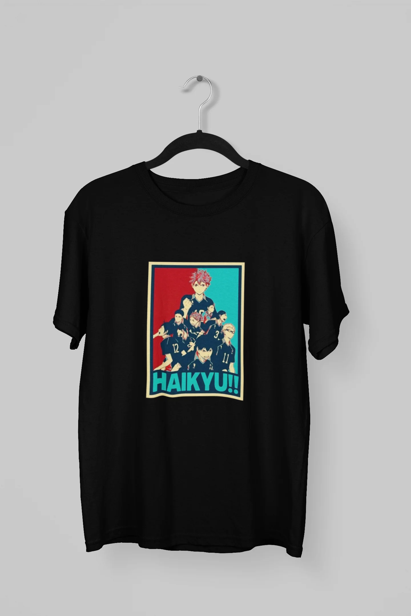 Remera de haikyuu con su equipo
