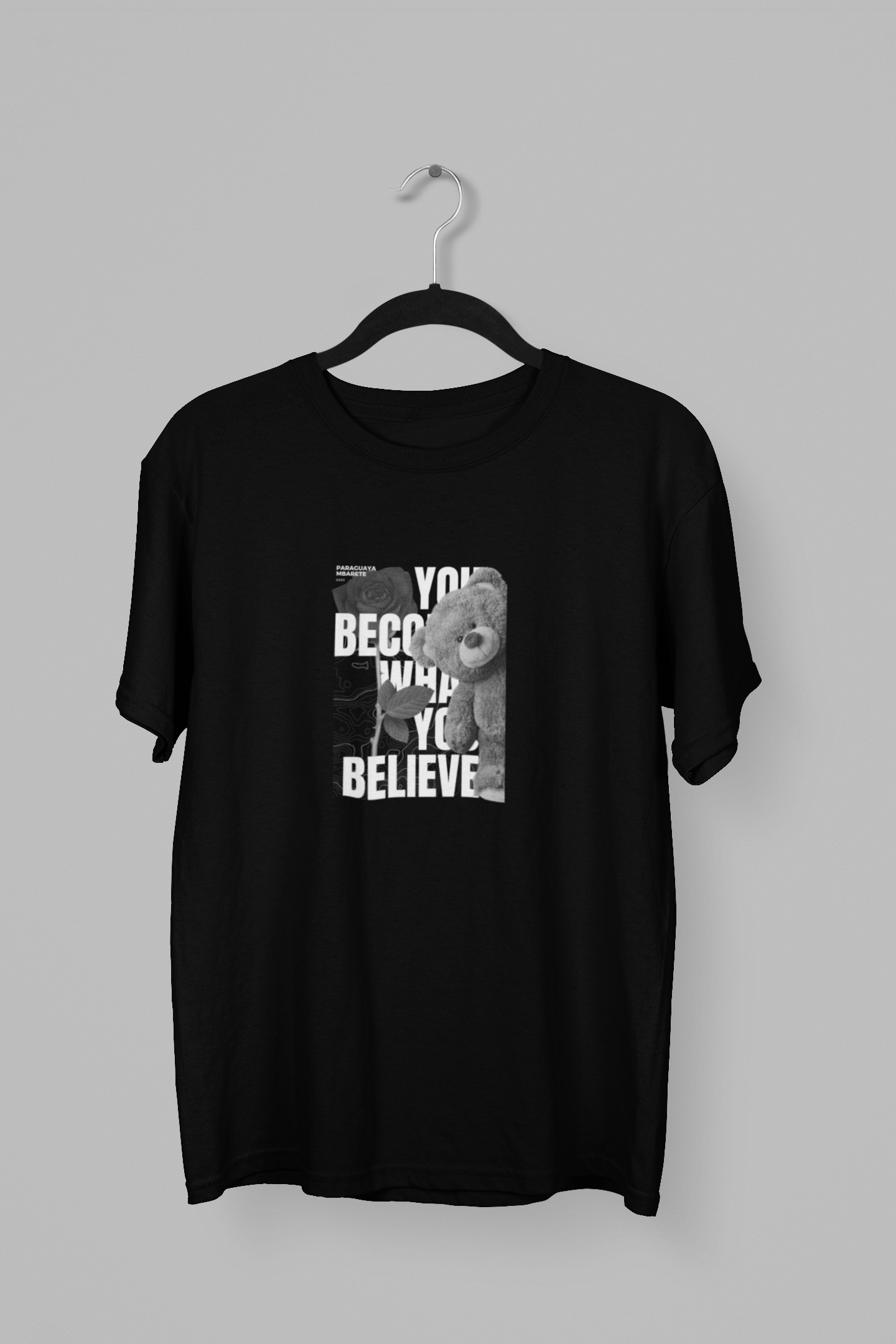 Remera con la frase Paraguaya Mbarete