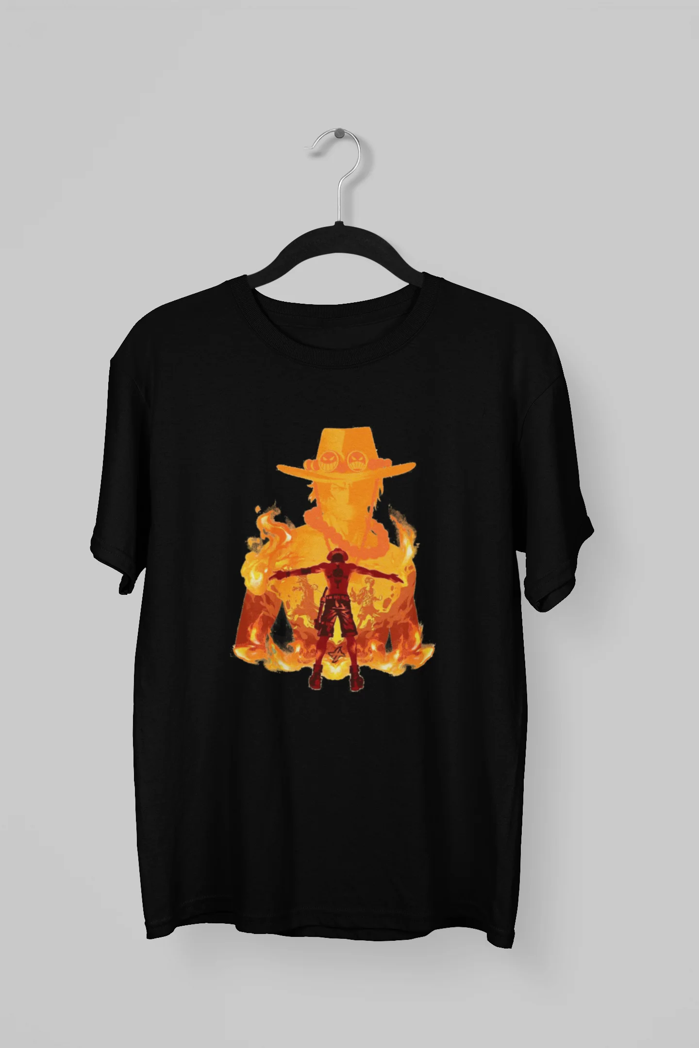 Remera de One Piece Figura en llamas - Imagen 2