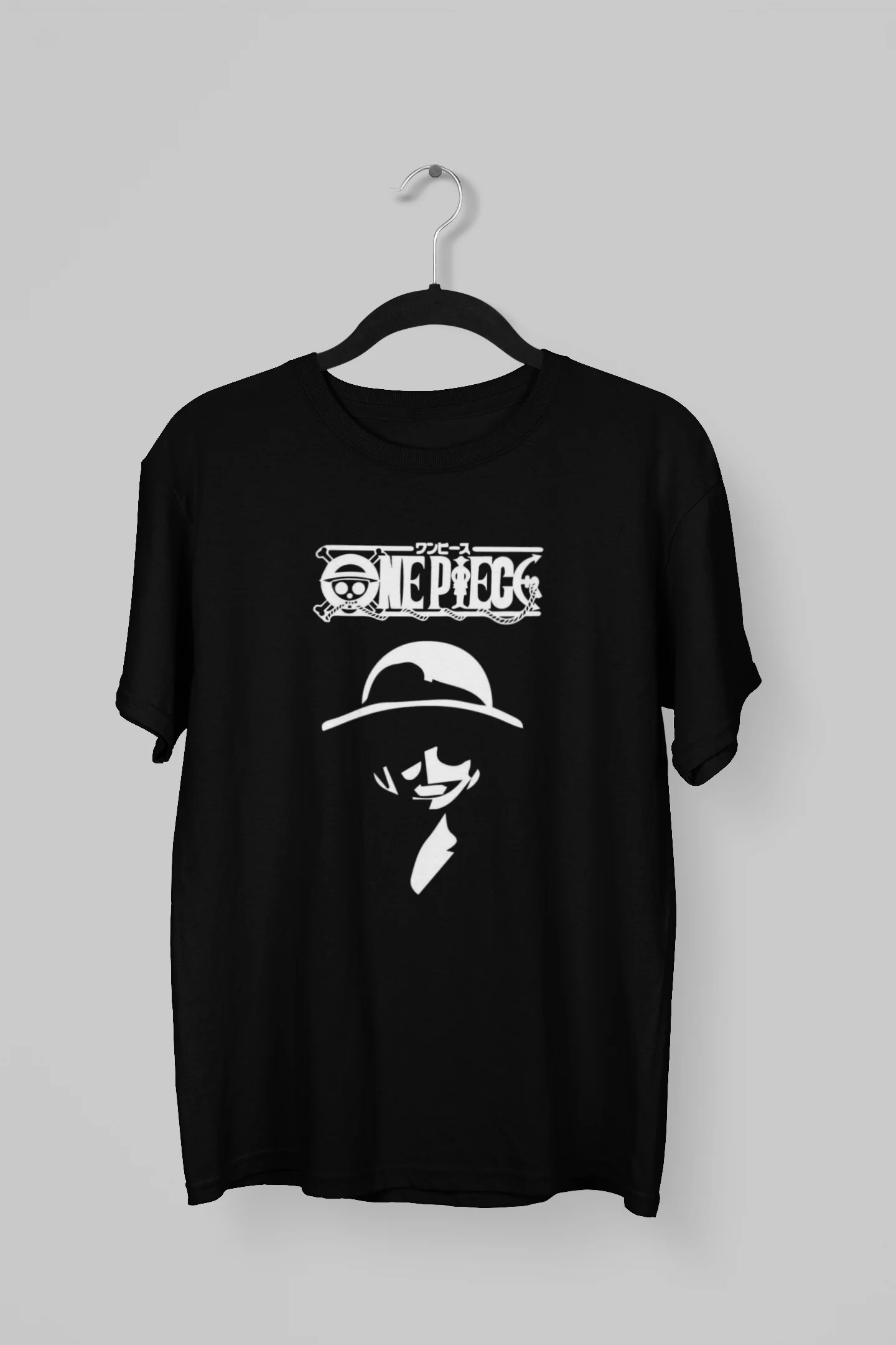 Remera con la Silueta de Luffy de Once Piece