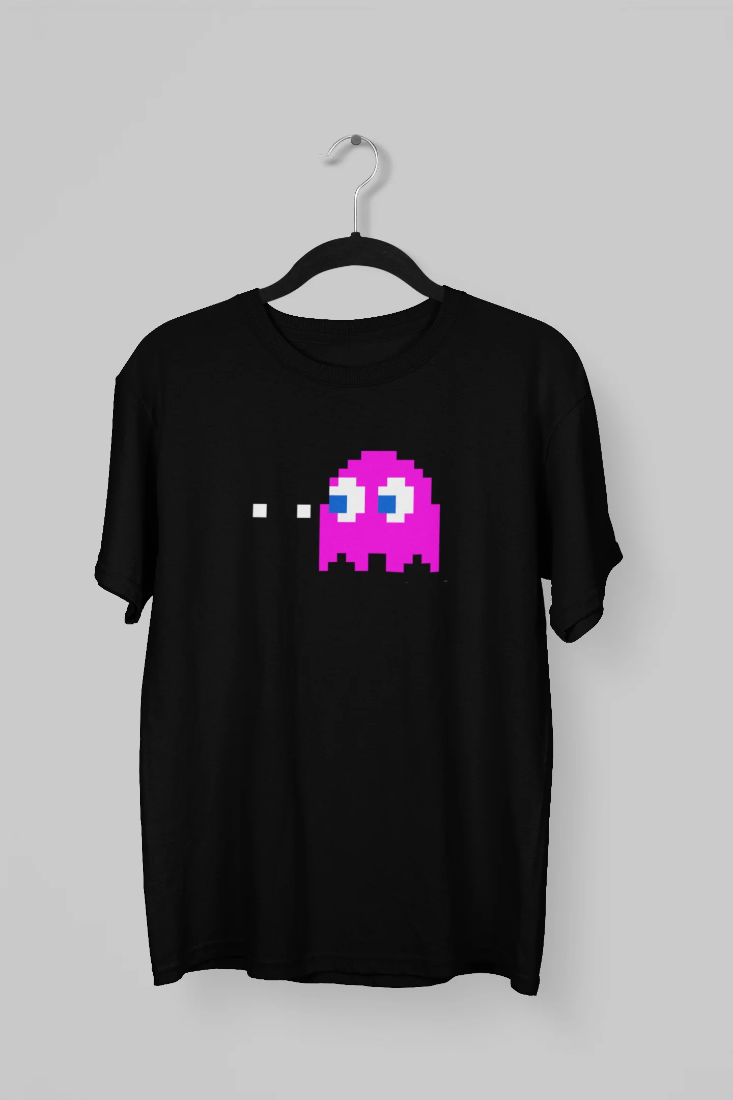 Remera para parejas Pinky de Pac-man