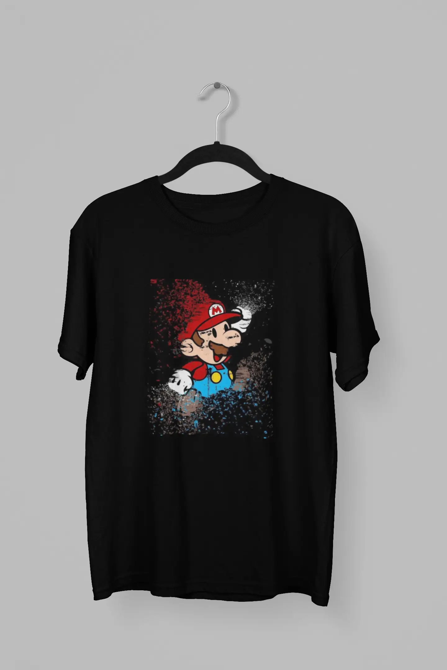 Remera de Mario desapareciendo con chasquido