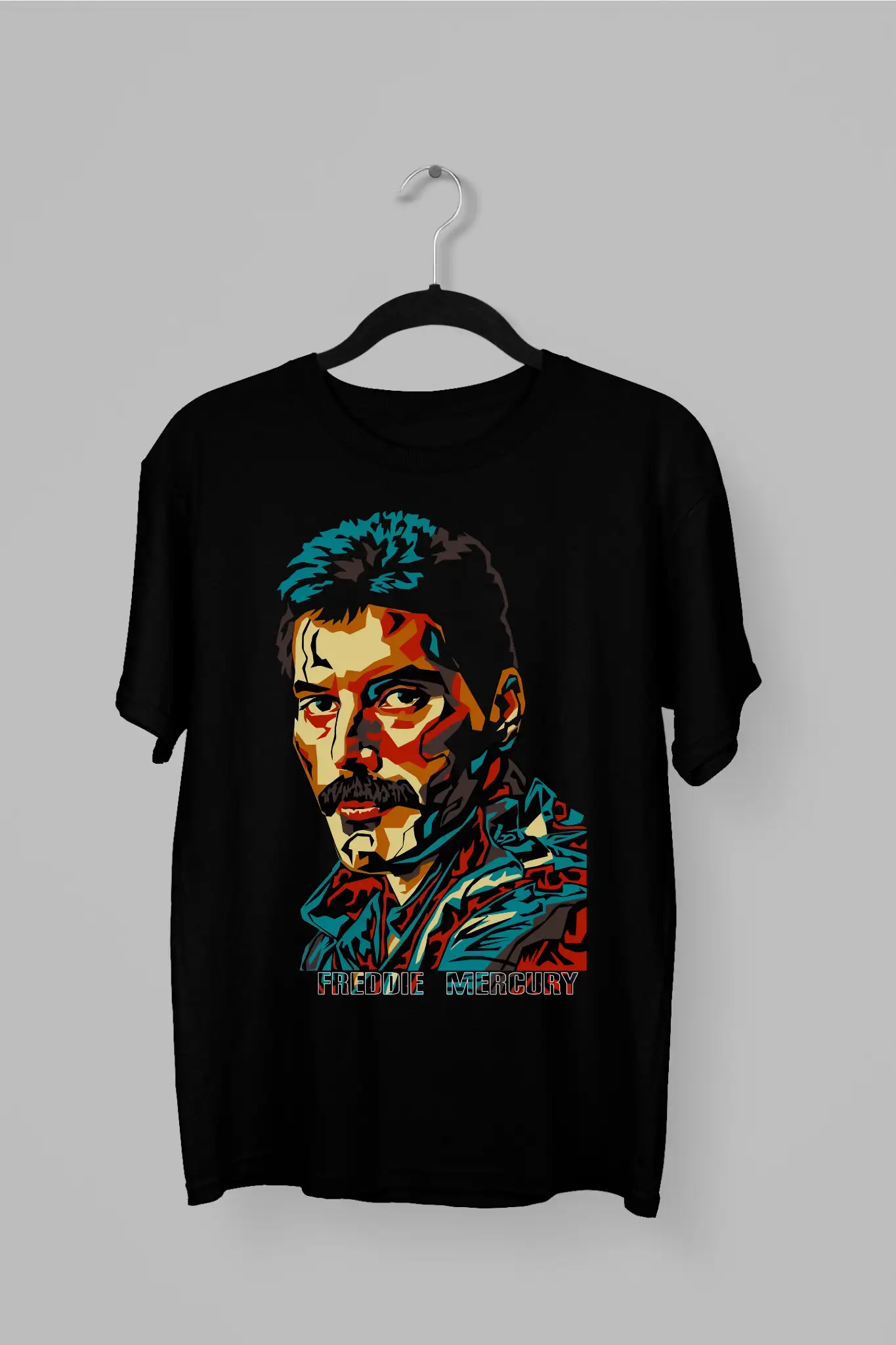 Remera con el Rostro de Freddie Mercury