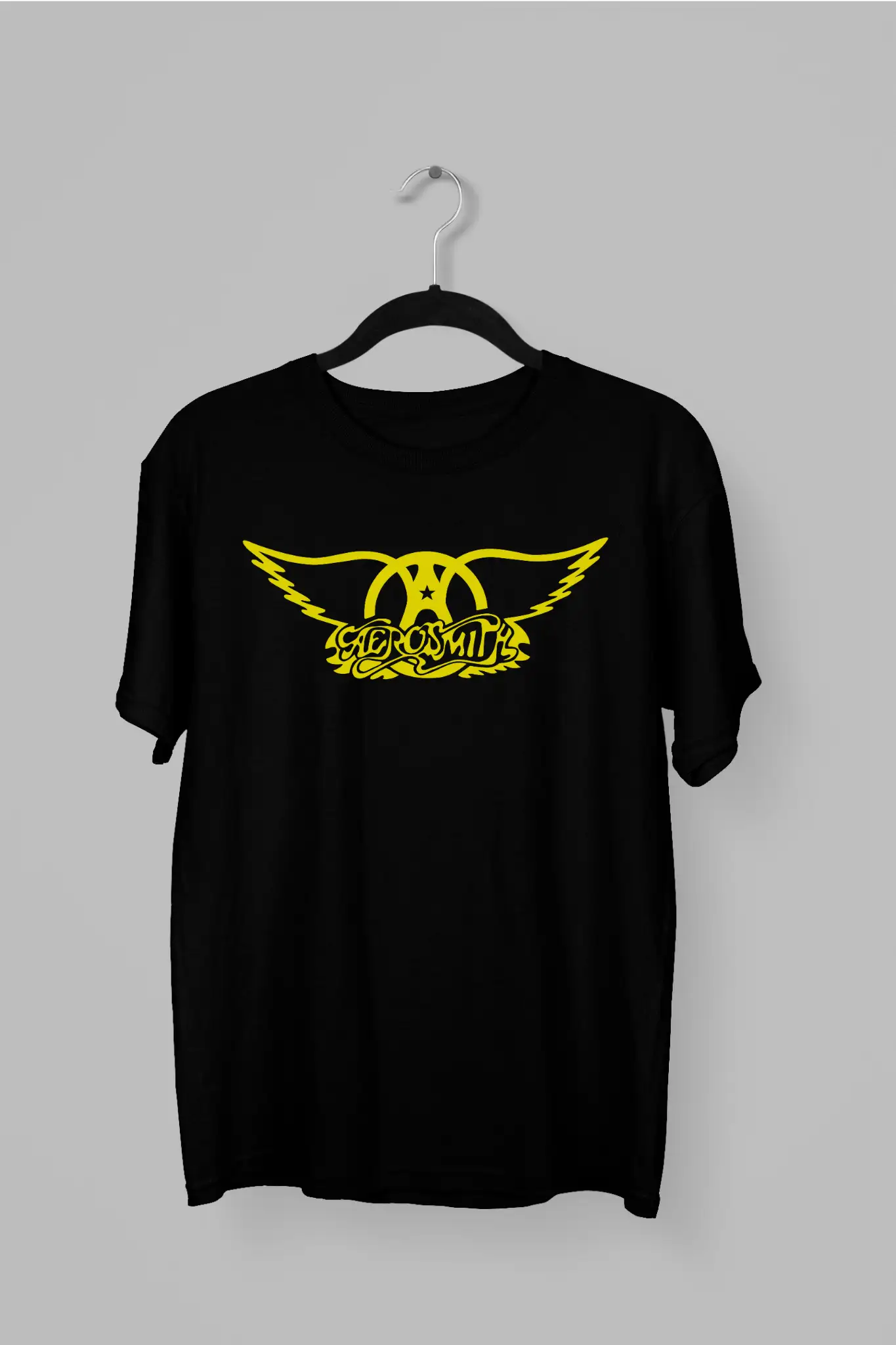Remera con el logo de Aerosmith