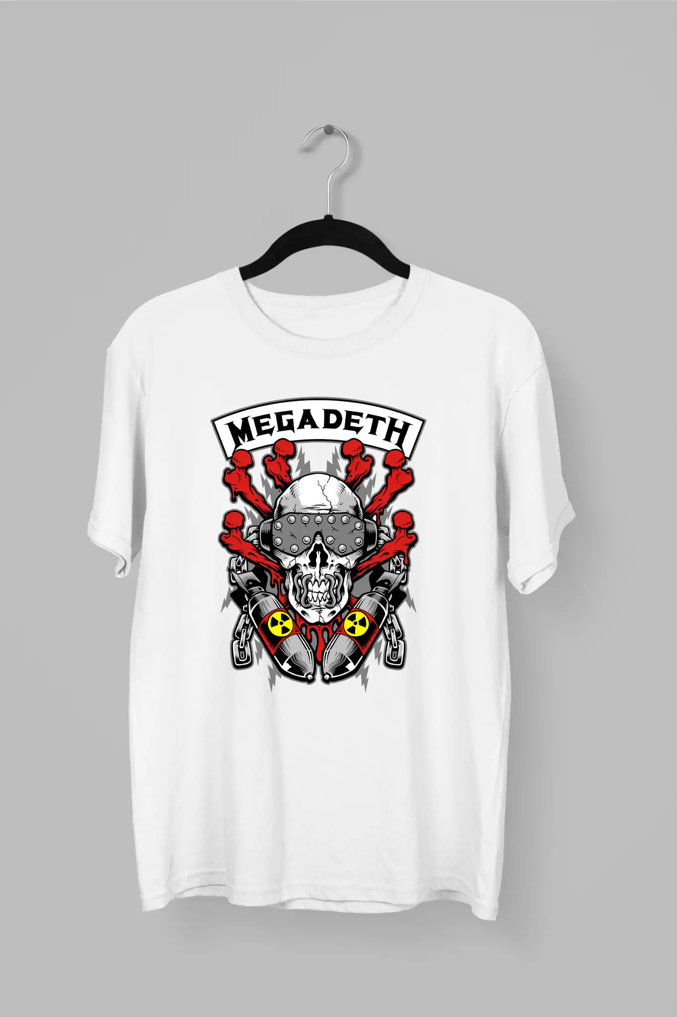 Remera de Megadeth Calavera