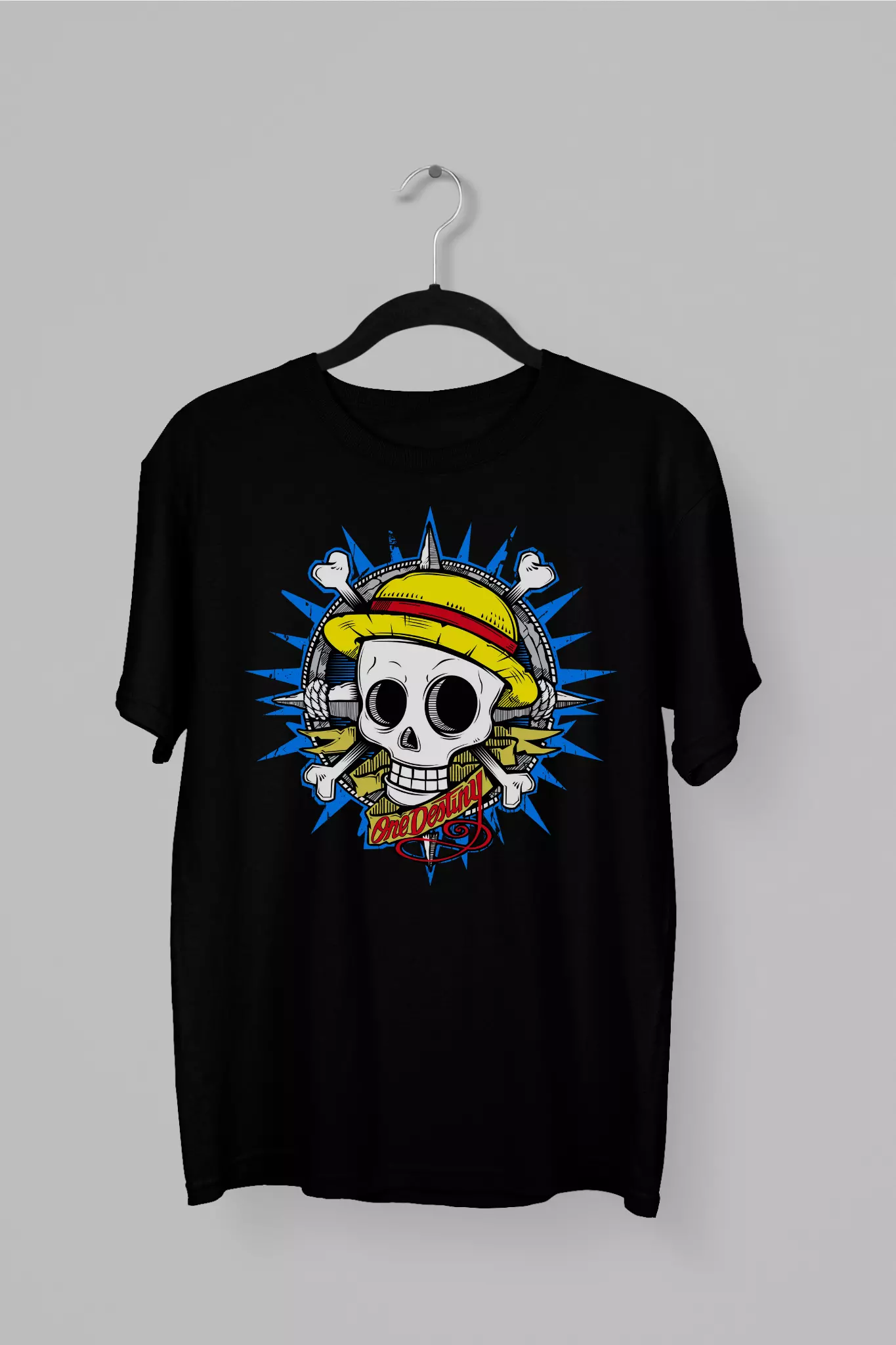 Remera de One Piece con el logo de los Mugiwaras