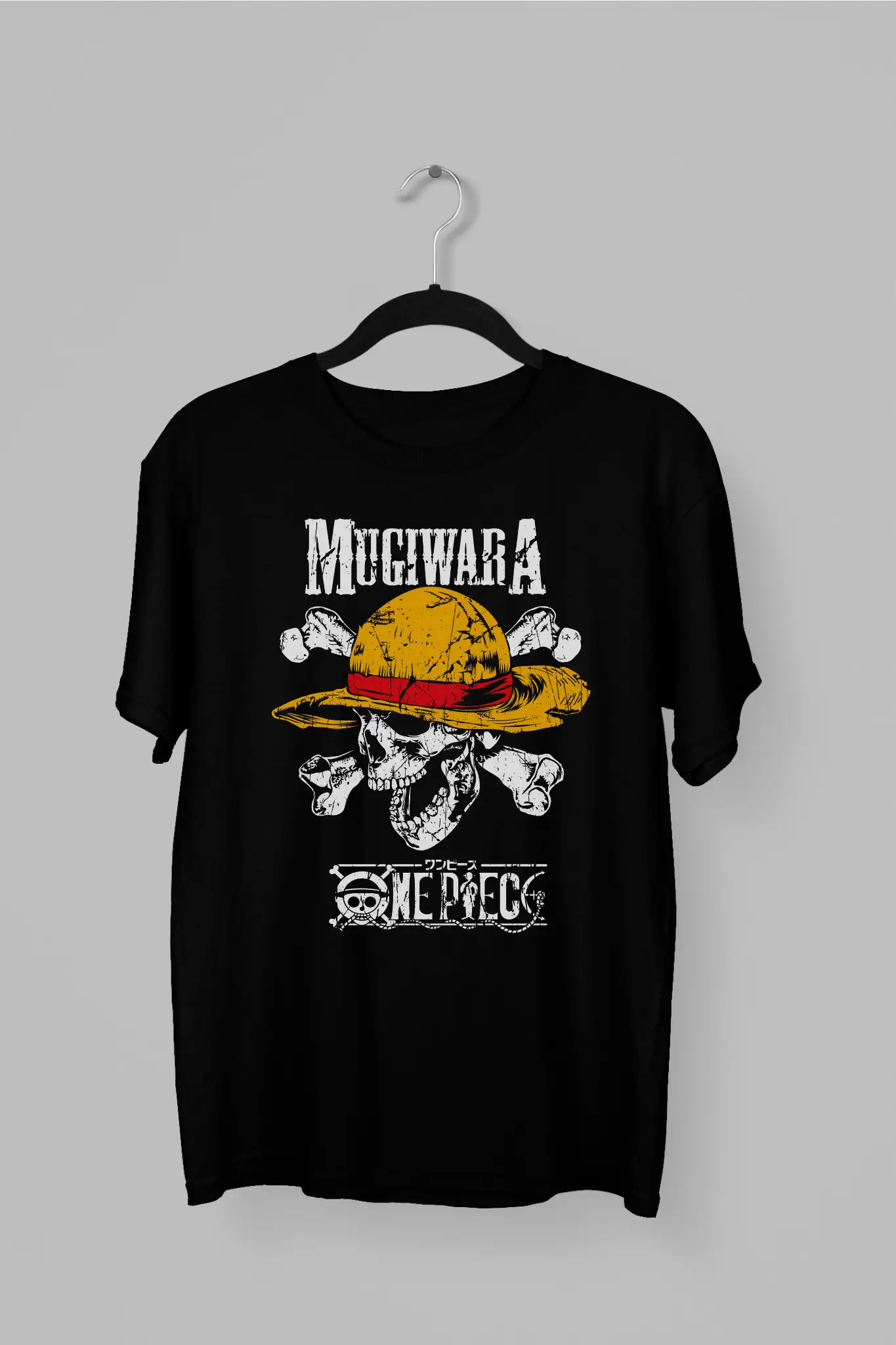 Remera de One Piece con el logo de los Mugiwara